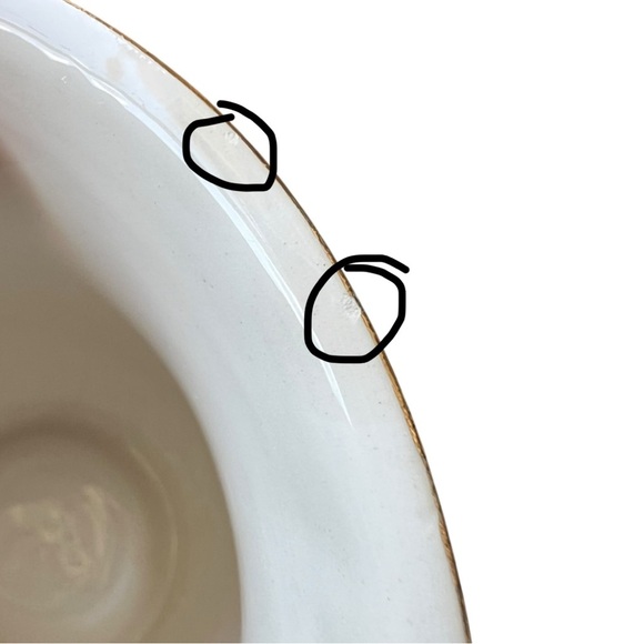 MacKenzie-Childs Courtly Check Black Tie Ceramic Herb Pot Set 4x5 GUC READ - Picture 11 of 11